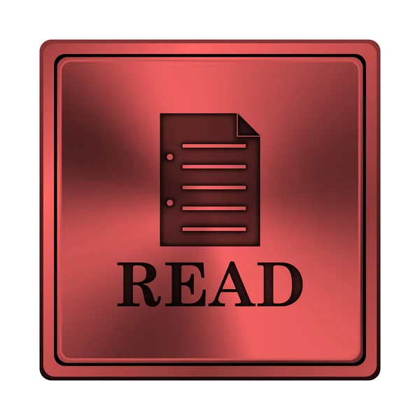 Read icon — Stock Photo, Image