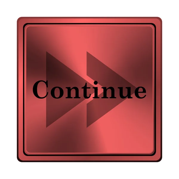 Continue icon — Stock Photo, Image