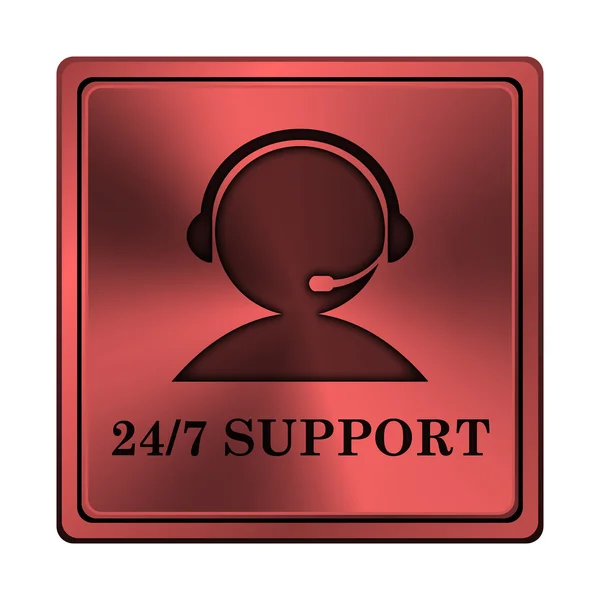 24-7 Support icon — Stock Photo, Image