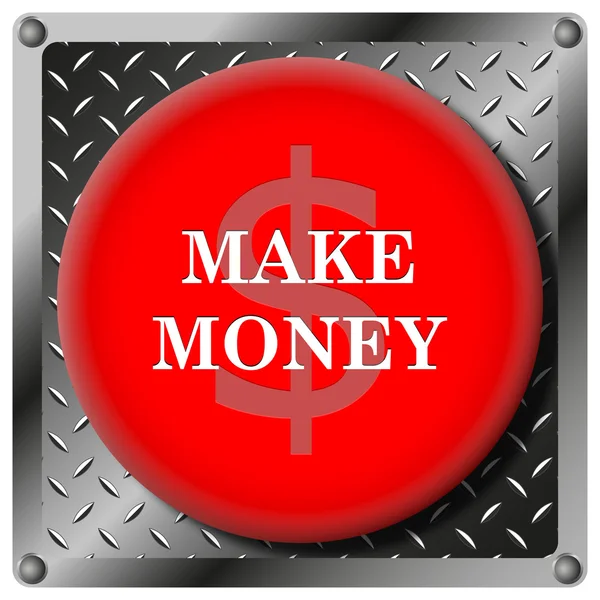 Make money icon — Stock Photo, Image