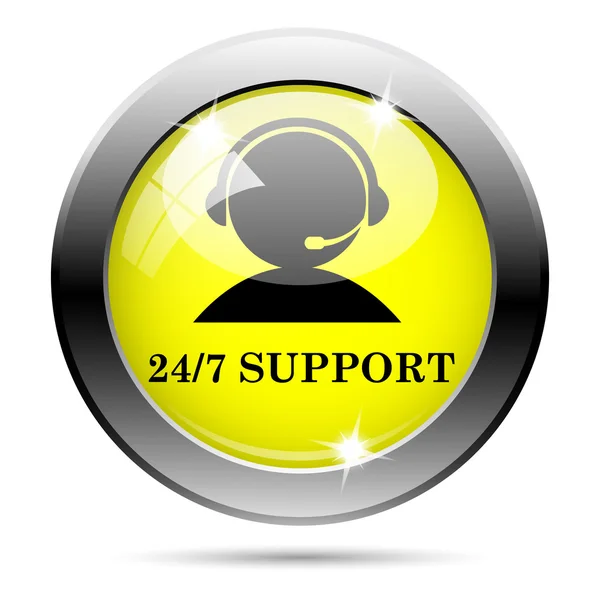 24-7 Support icon — Stock Photo, Image