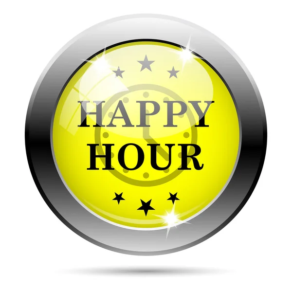 Happy hour-pictogram — Stockfoto