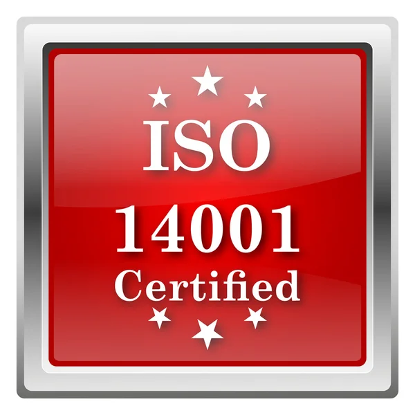 Iso14001 图标 — 图库照片