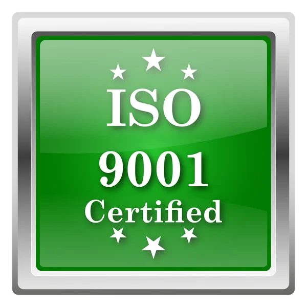 Iso9001 значок — стокове фото