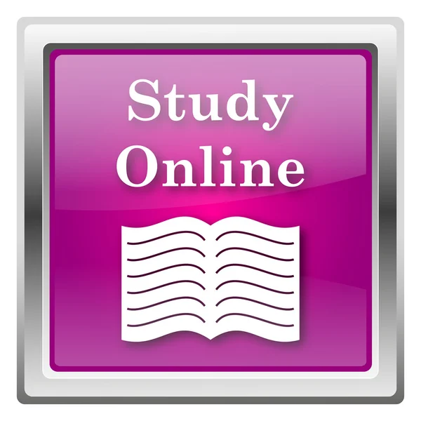 Online-Ikone studieren — Stockfoto