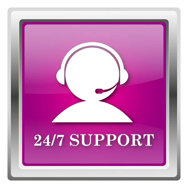 24-7 Support icon — Stock Photo, Image