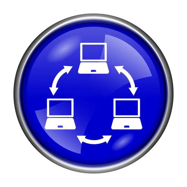 Computer network icon — Stock Photo, Image