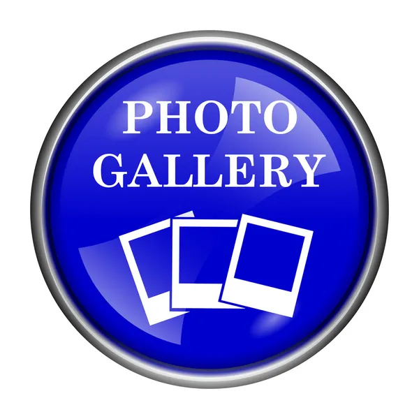 Icono galería de fotos — Foto de Stock