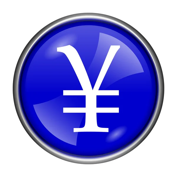 Значок иены — стоковое фото