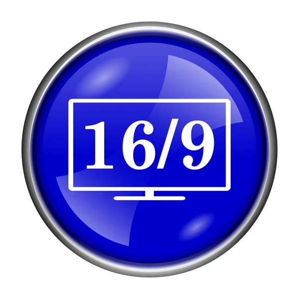 16 9 TV-Symbol — Stockfoto