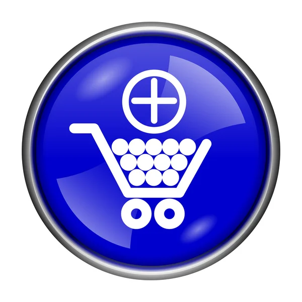 Add to shopping cart icon — Stock Photo, Image