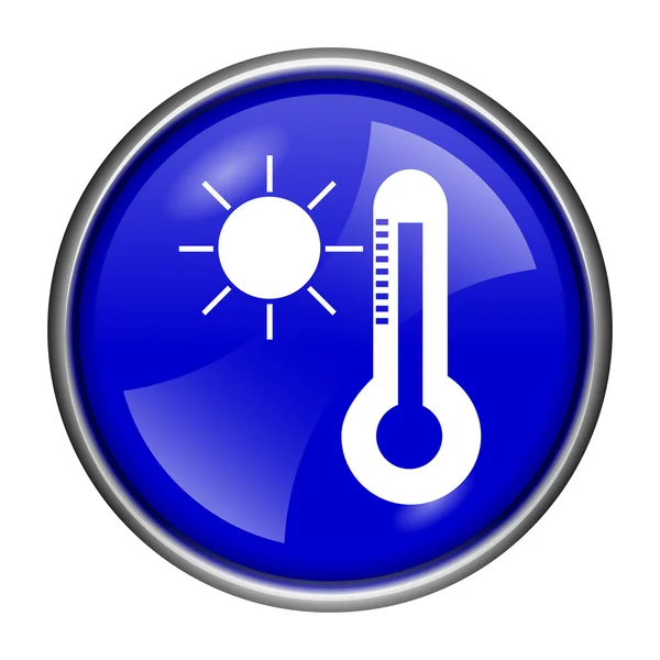 Sonne und Thermometer — Stockfoto