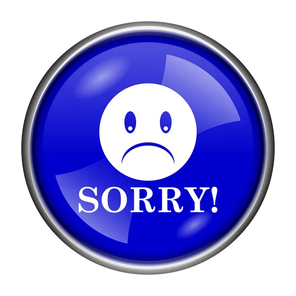 Sorry icon — Stock Photo, Image