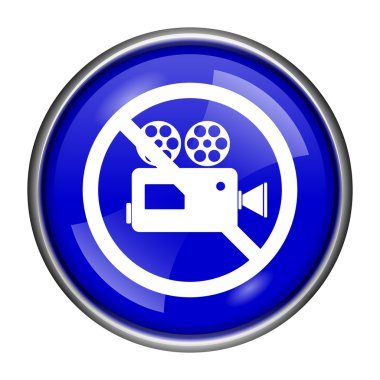 yasak video kamera simgesi