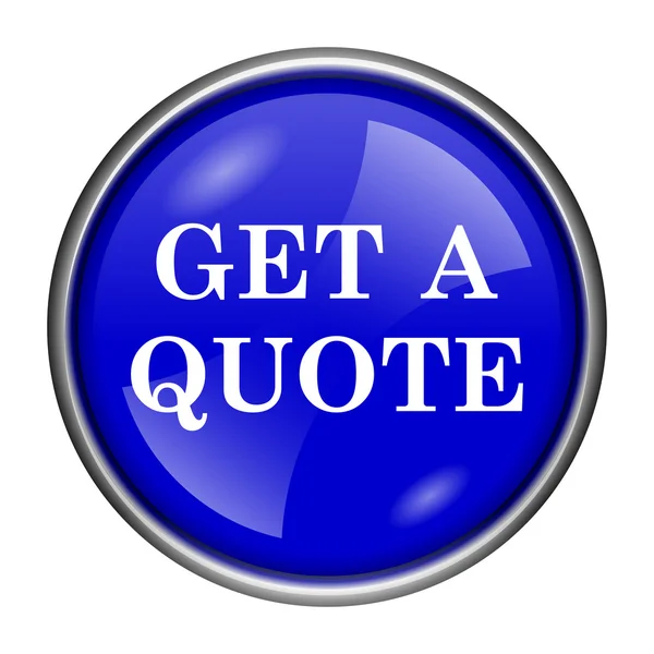 Get a quote icon — Stock Photo, Image