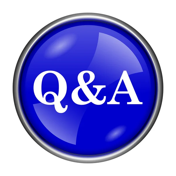 Q&A pictogram — Stockfoto