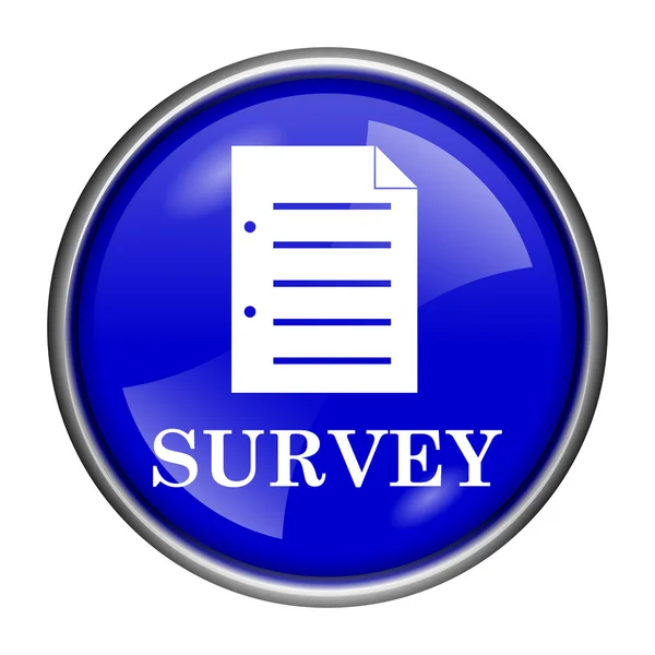 Survey icon — Stock Photo, Image