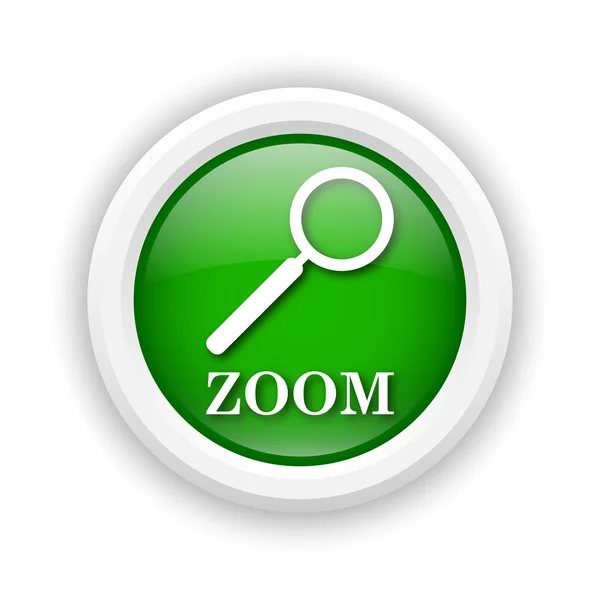 Zoom con icona loupe — Foto Stock