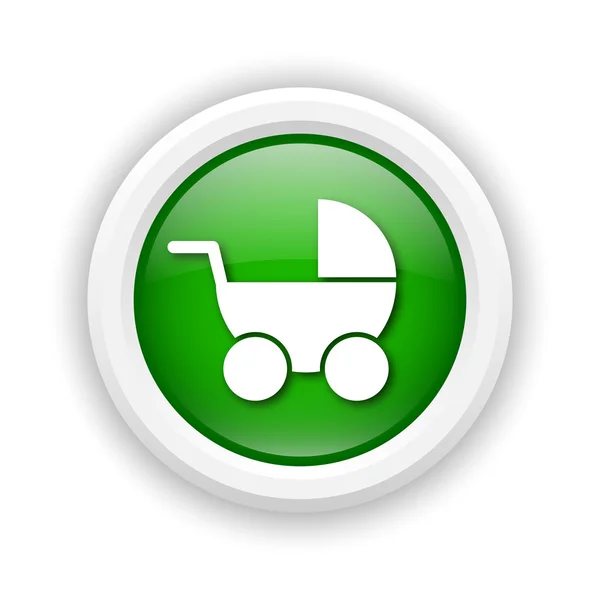 Bebek arabası simgesi — Stok fotoğraf
