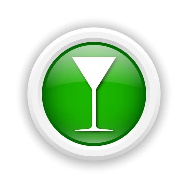 Skleněná ikona martini — Stock fotografie