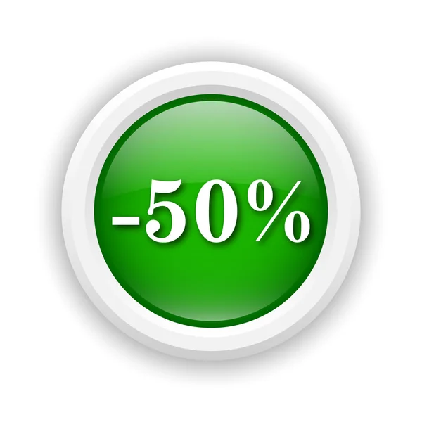 50 percent discount icon — Stock Photo, Image