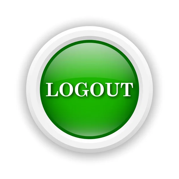 Logout icon — Stock Photo, Image