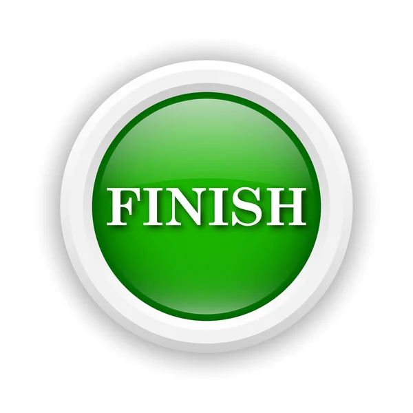 Finish icon — Stock Photo, Image