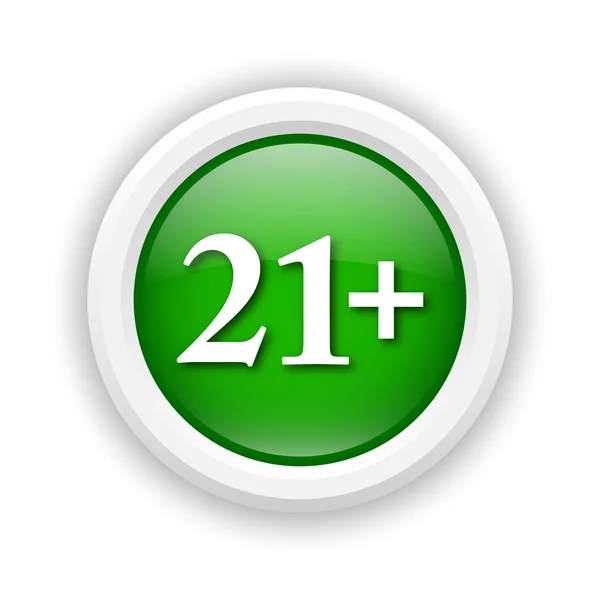 21 plus pictogram — Stockfoto