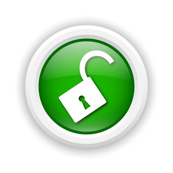 Open lock icon — Stock Photo, Image