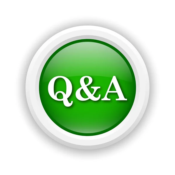 Q&A pictogram — Stockfoto