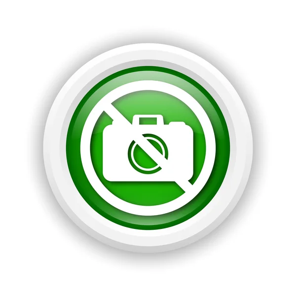 Icono de cámara prohibido —  Fotos de Stock