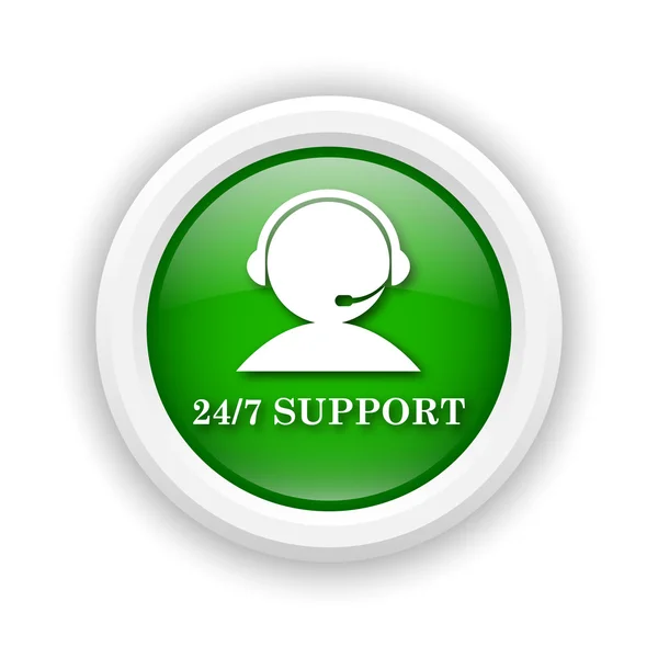 Pictogram van 24-7 ondersteuning — Stockfoto
