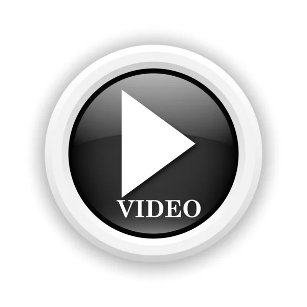 Icona di riproduzione video — Foto Stock
