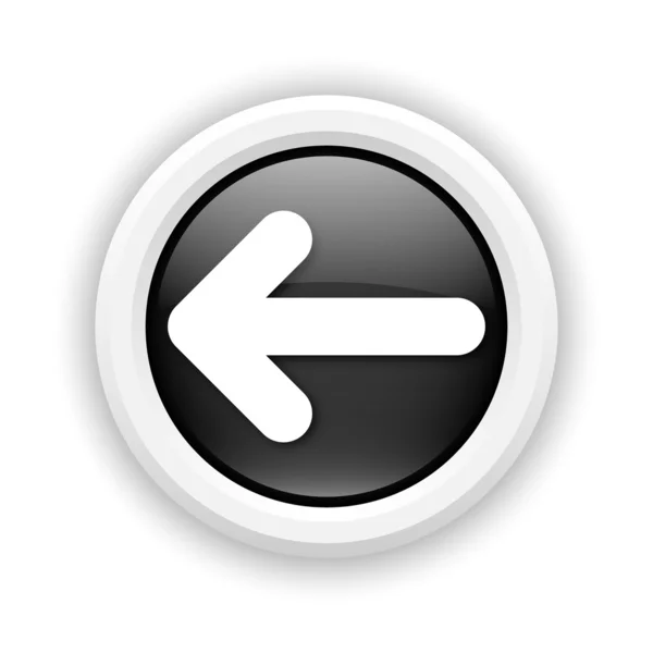 Left arrow icon — Stock Photo, Image