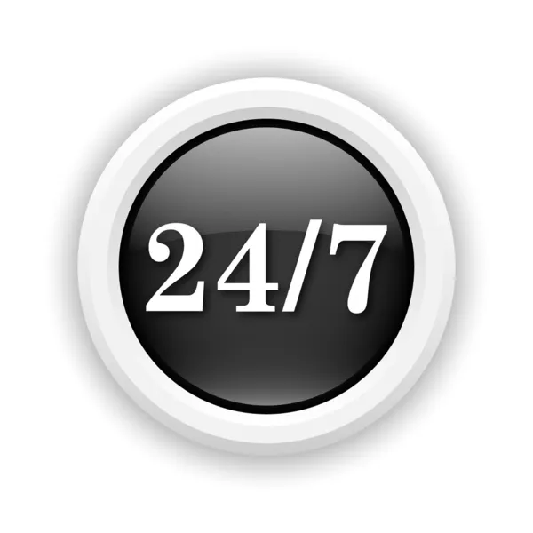 24 7 icon — Stock Photo, Image