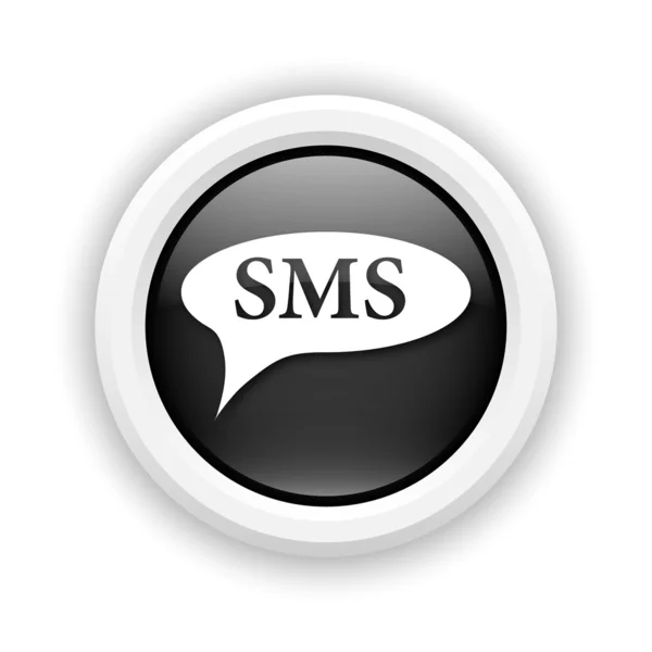 SMS balonu simgesinin — Stok fotoğraf