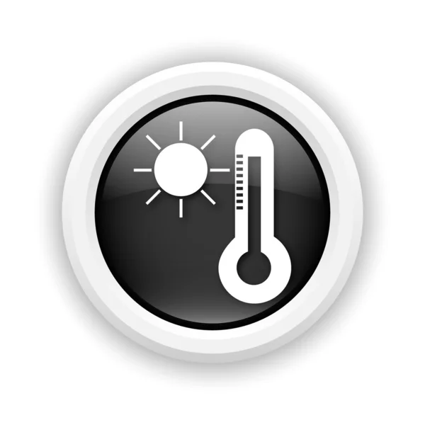 Sun and thermometer icon — Stock Photo, Image