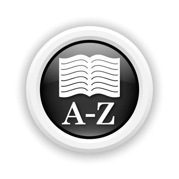 A ～ z の本のアイコン — ストック写真