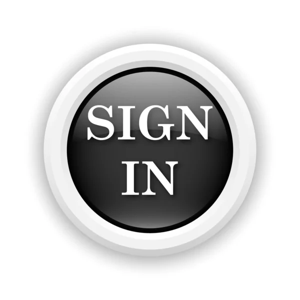 Sign in icon — Stock Photo, Image