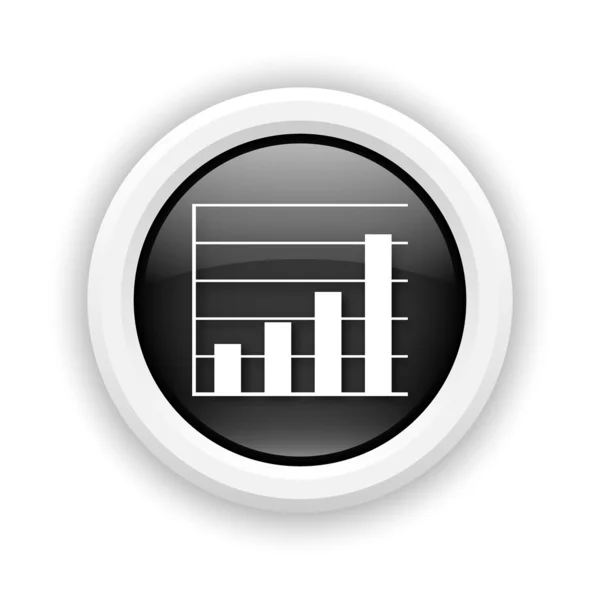Ikona pruhů grafu — Stock fotografie
