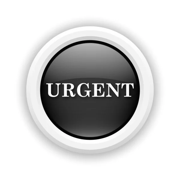 Ícone urgente — Fotografia de Stock