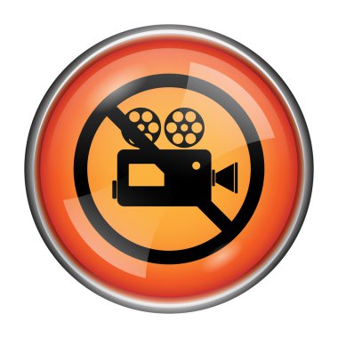 yasak video kamera simgesi