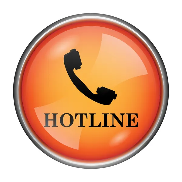 Hotline icon — Stock Photo, Image