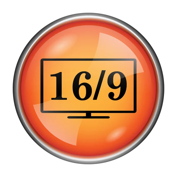 16 9 TV-Symbol — Stockfoto