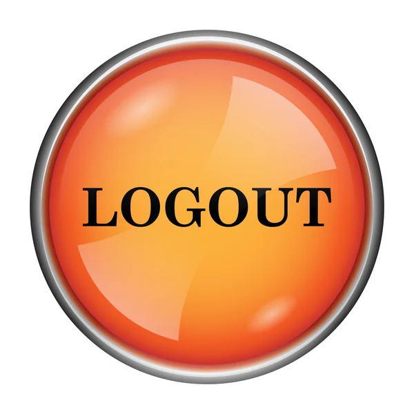 Logout pictogram — Stockfoto