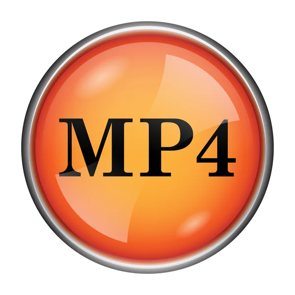 Icona mp4 — Foto Stock