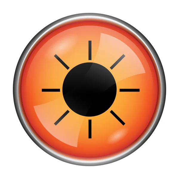 Sun icon — Stock Photo, Image