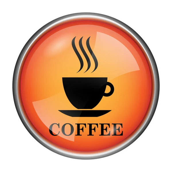 Значок чашки кофе — стоковое фото