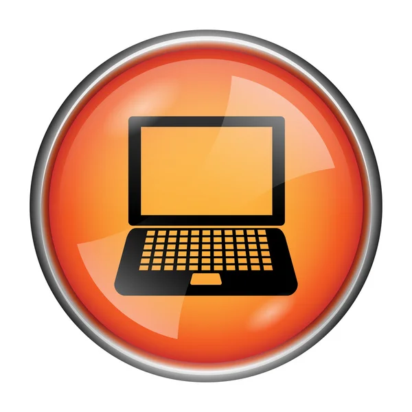 Laptop pictogram — Stockfoto