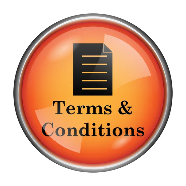 Terms and conditions icon — Stock Photo, Image